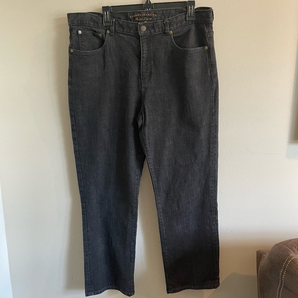 Ralph Lauren Denim - Ralph Lauren Black Charcoal Denim Jeans Womens Size 16